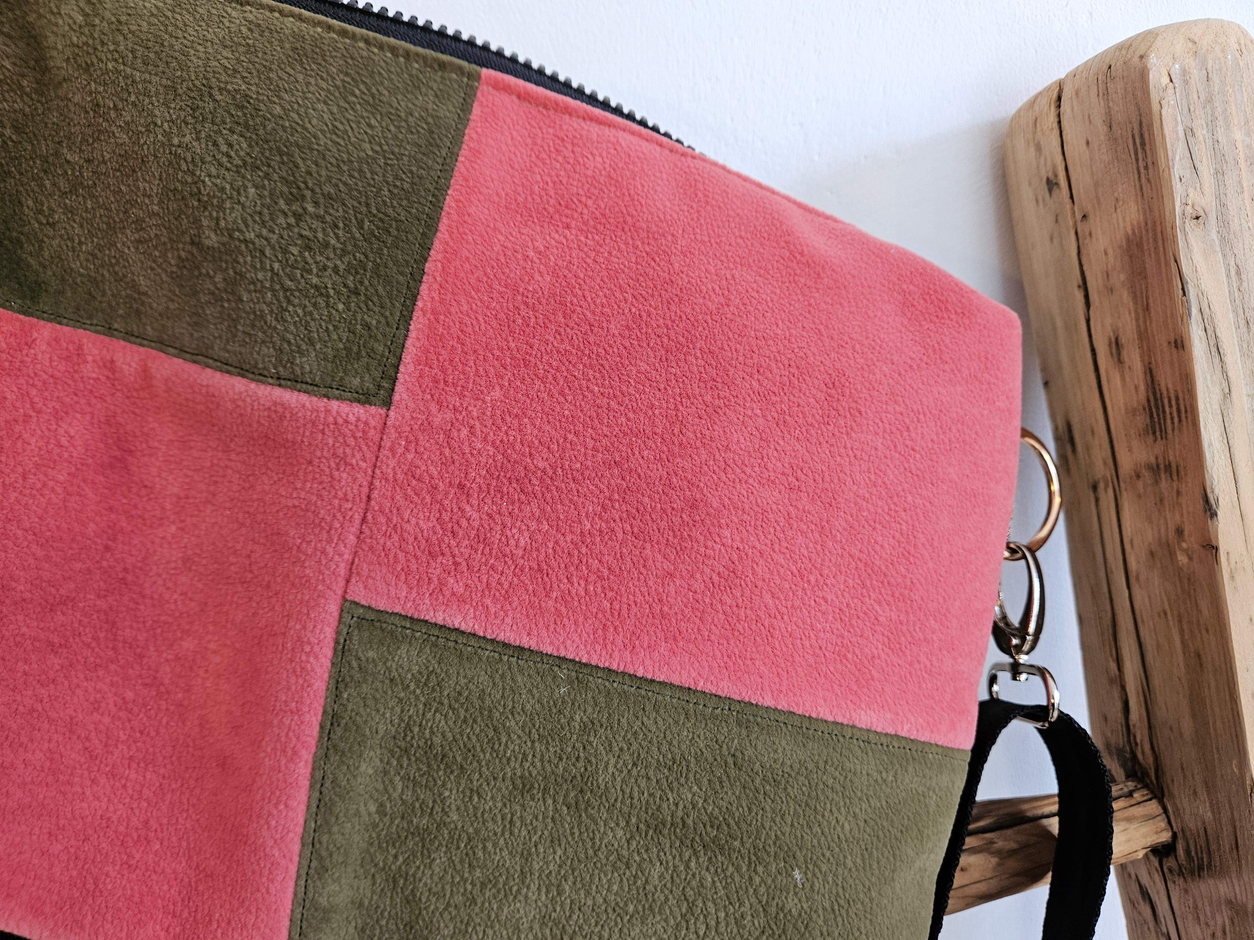 Torebka brąz-malina 3