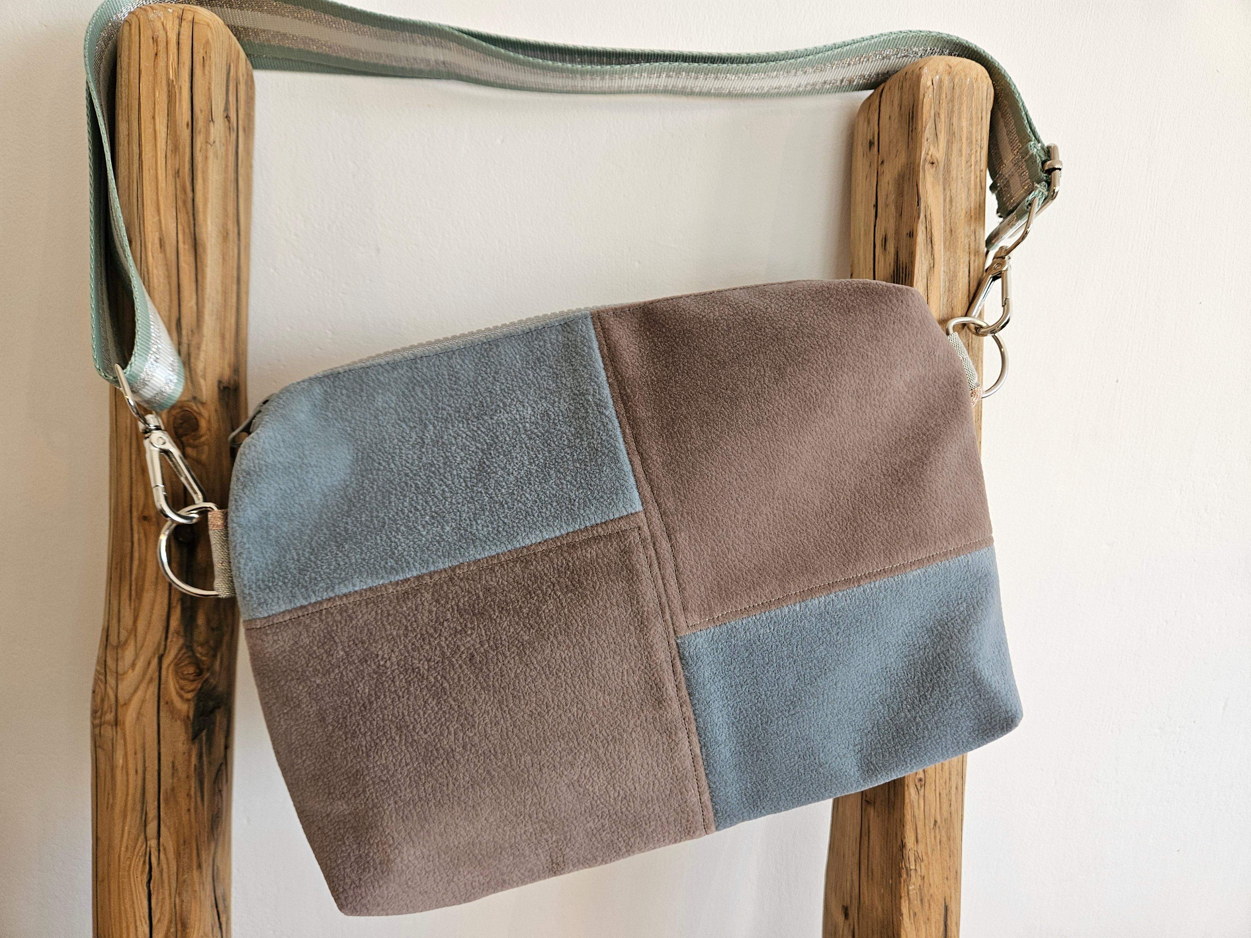 Torebka szary-brąz 0