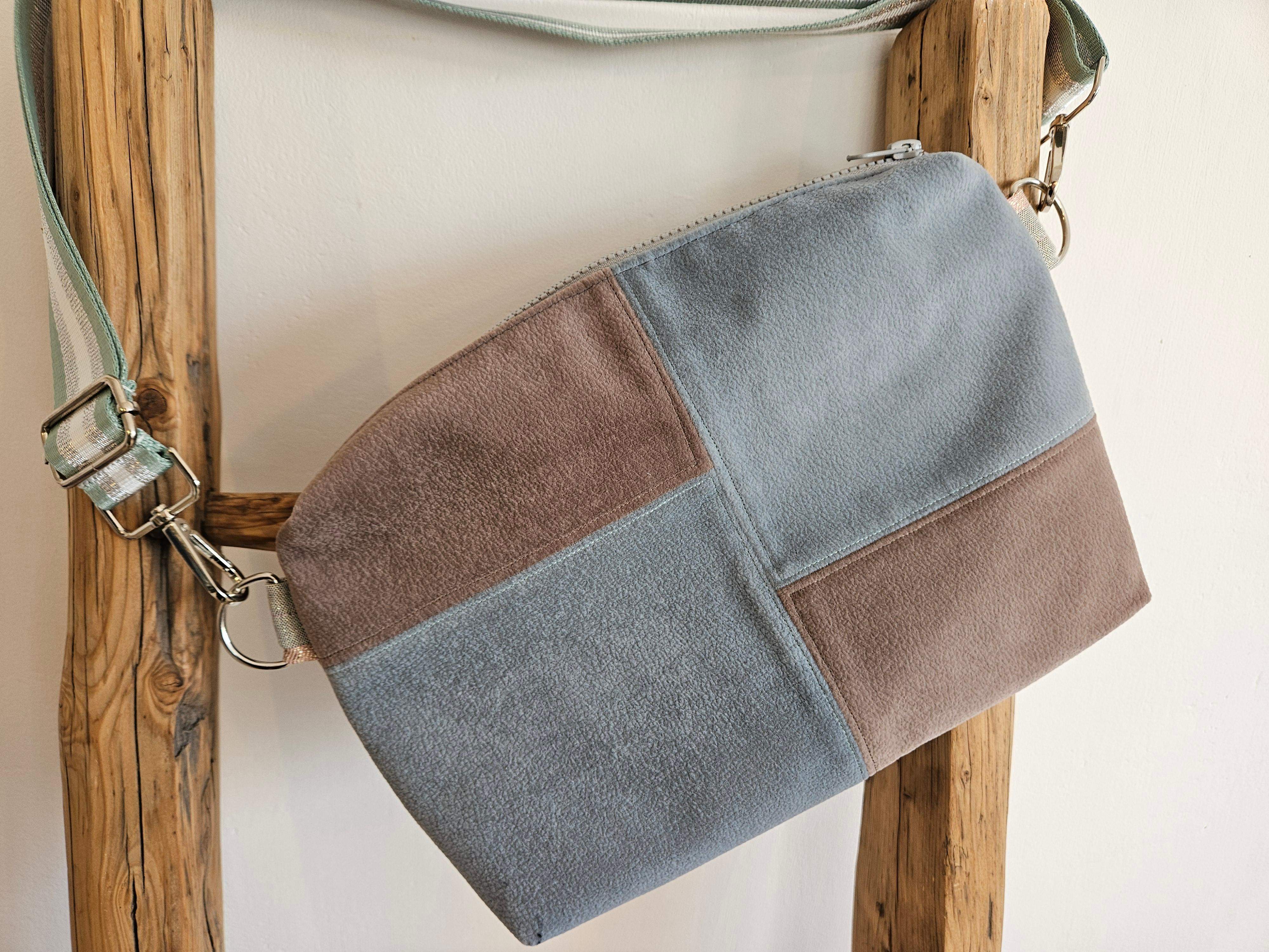 Torebka szary-brąz 1