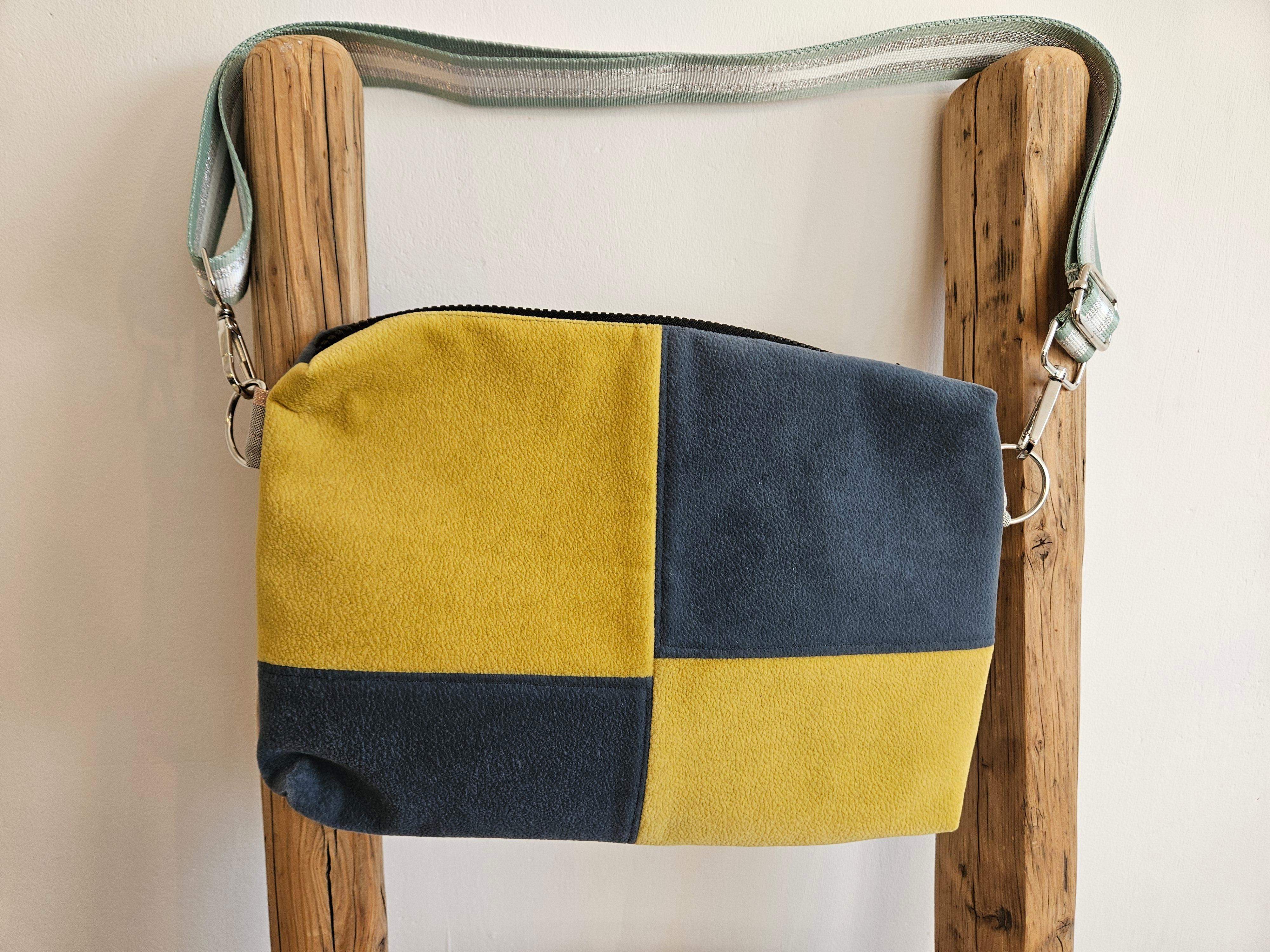 Torebka żółty-granat 0