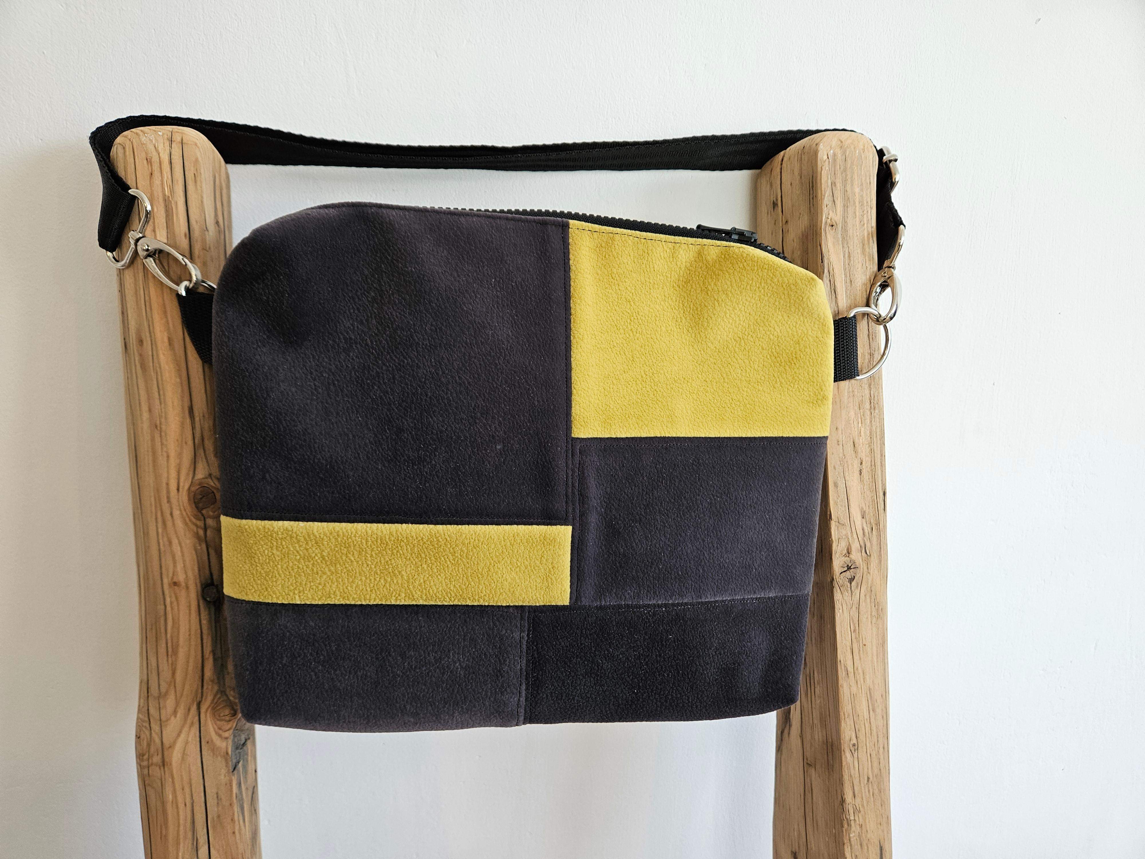 Torebka żółty-brąz 1