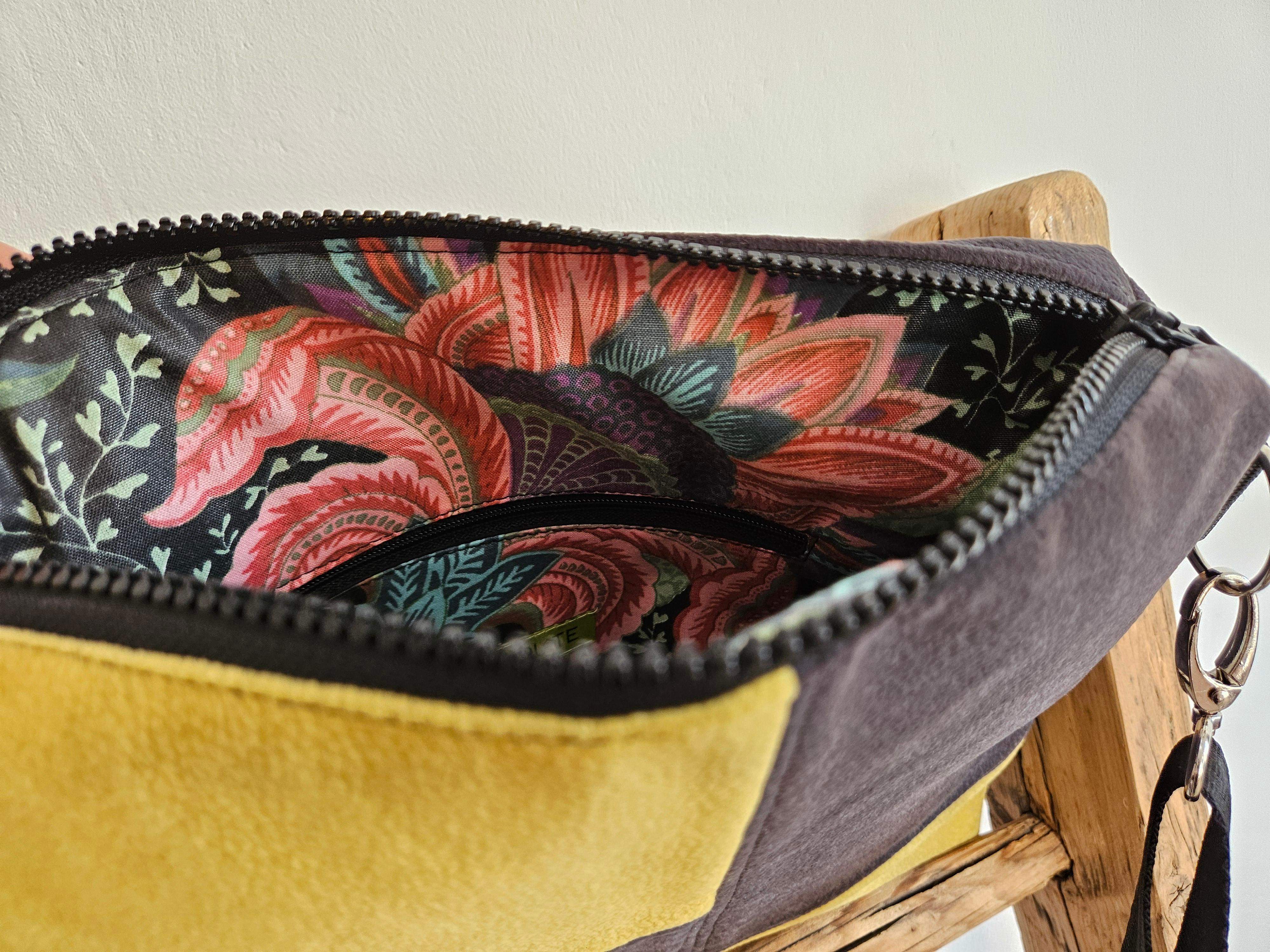 Torebka żółty-brąz 4