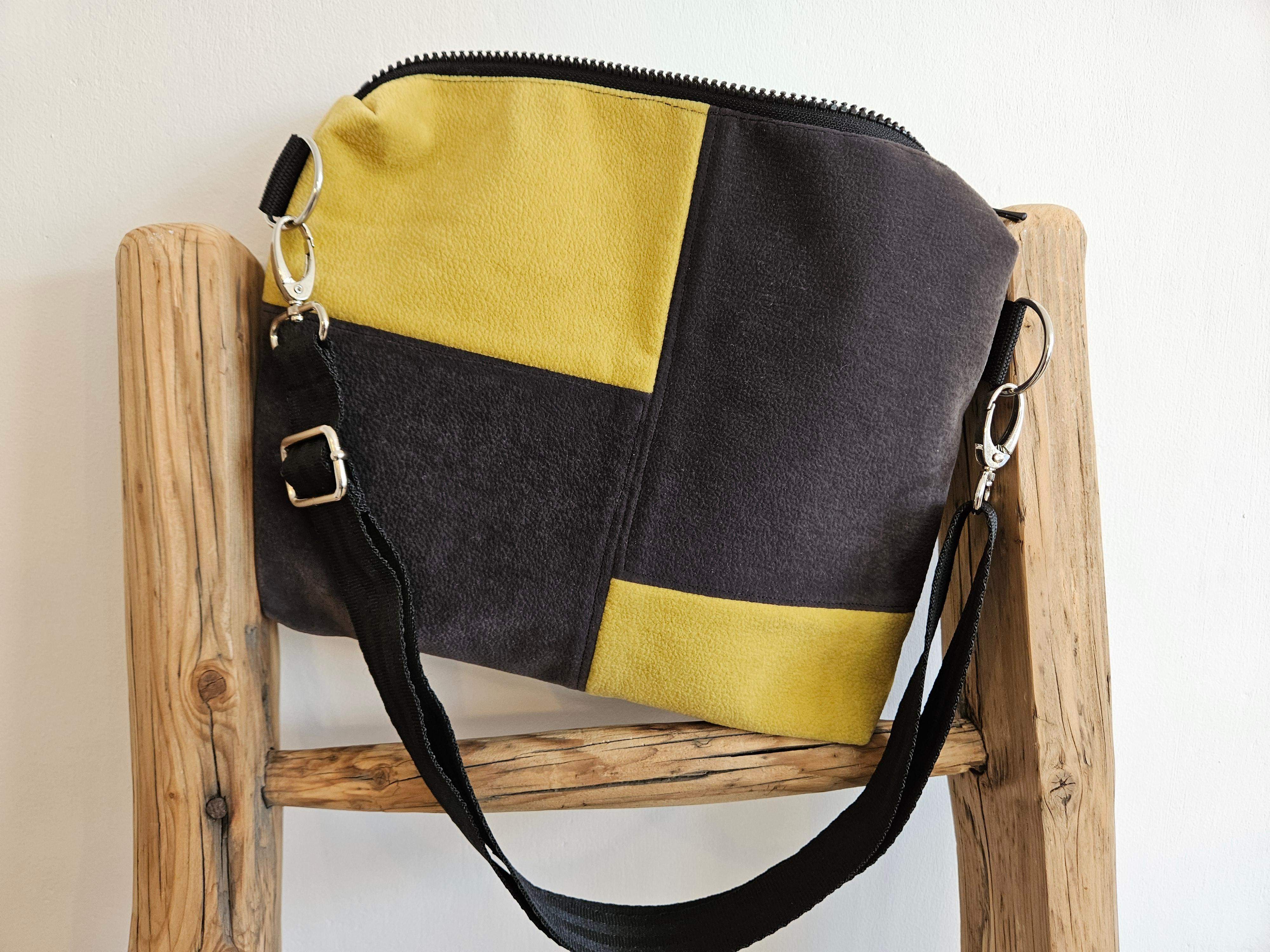 Torebka żółty-brąz 3