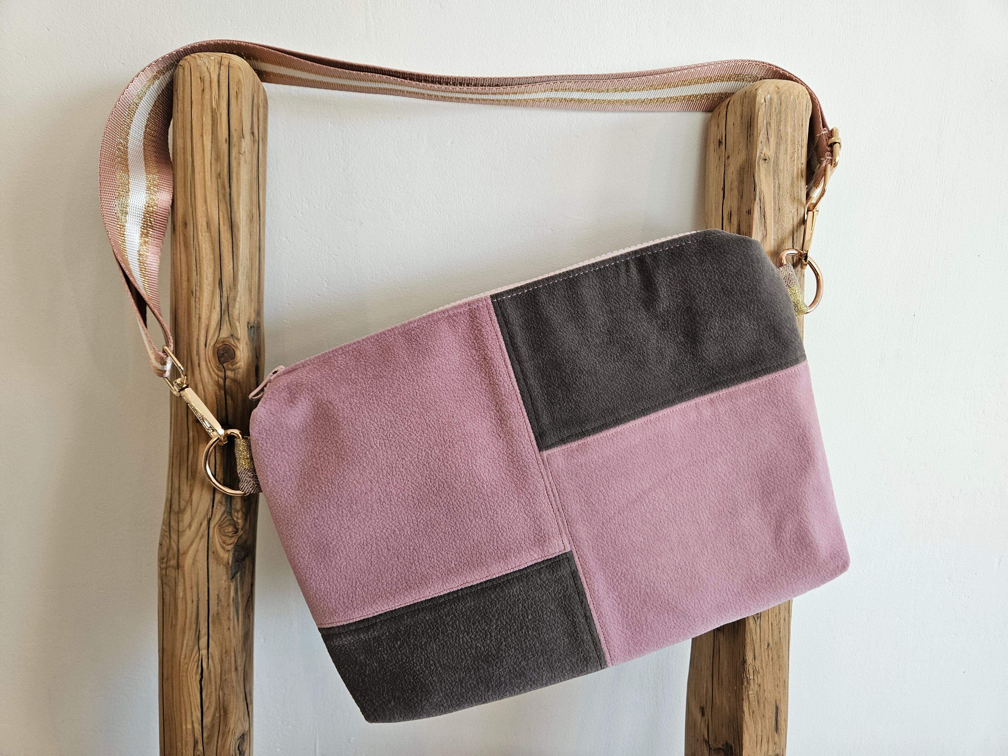 Torebka brązowy róż 1