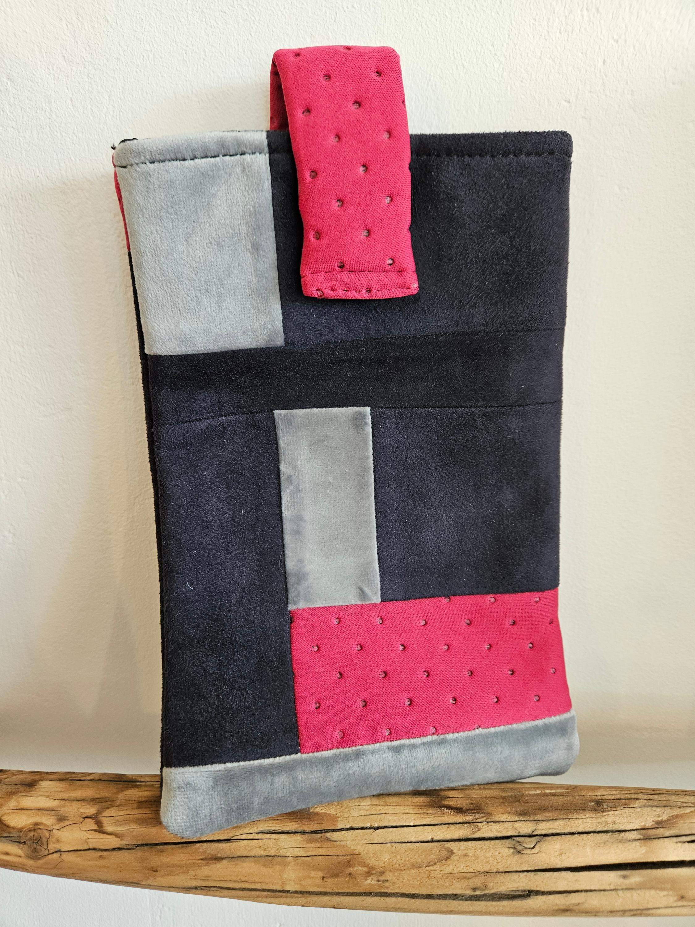 Etui na paszport srebro-róż 0