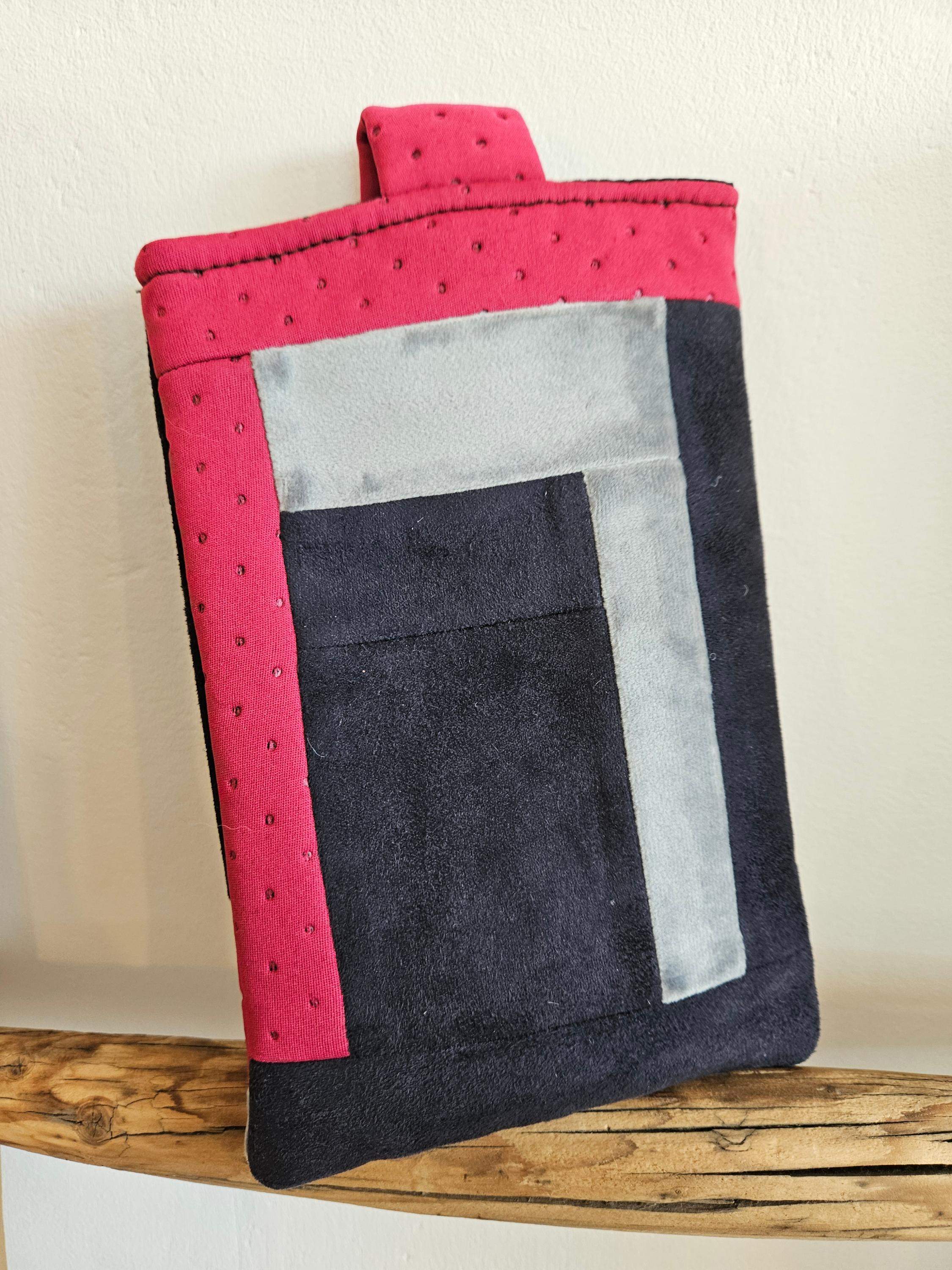 Etui na paszport srebro-róż 1