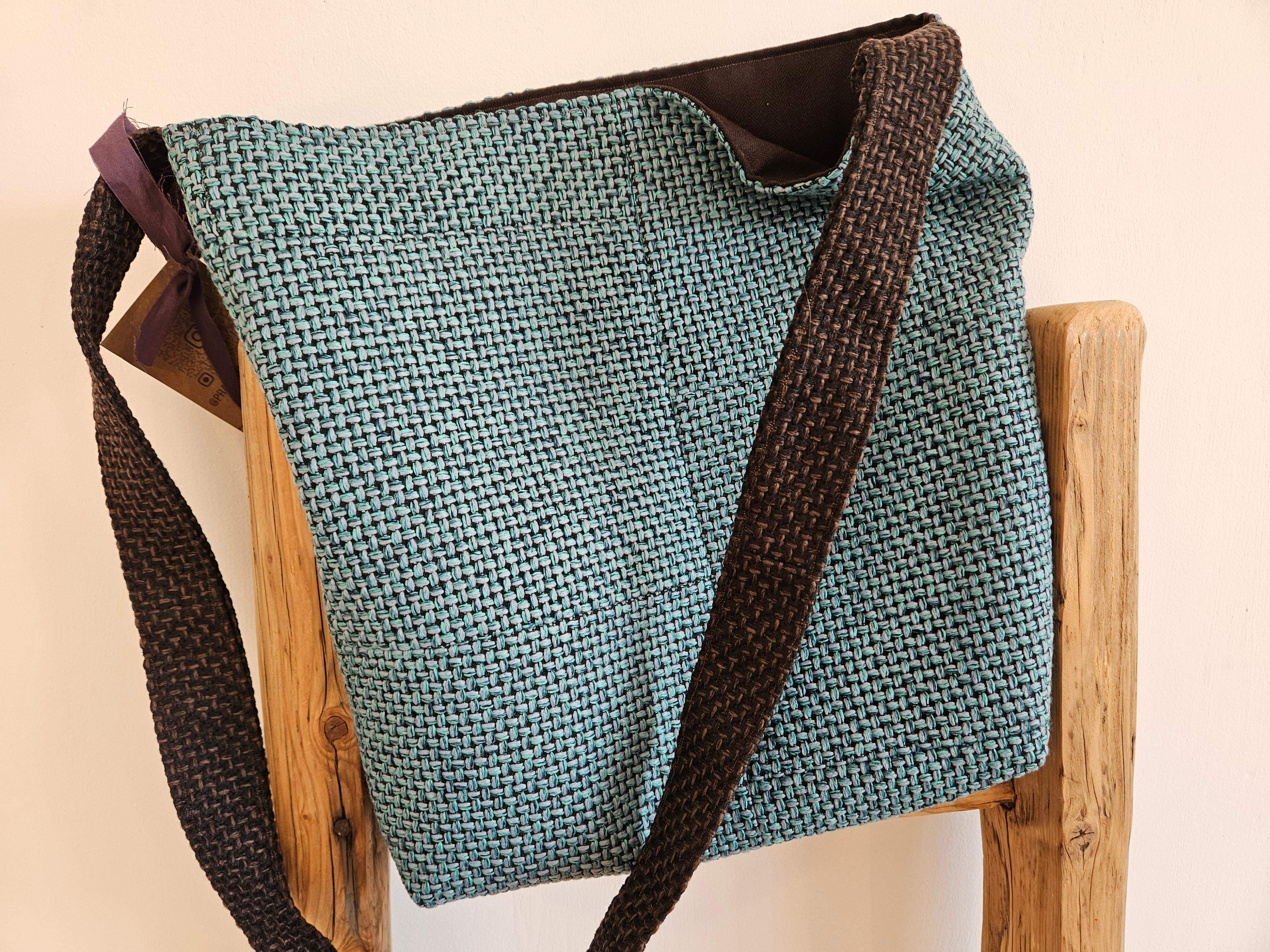 Torba tapicerska turkus-brąz 1