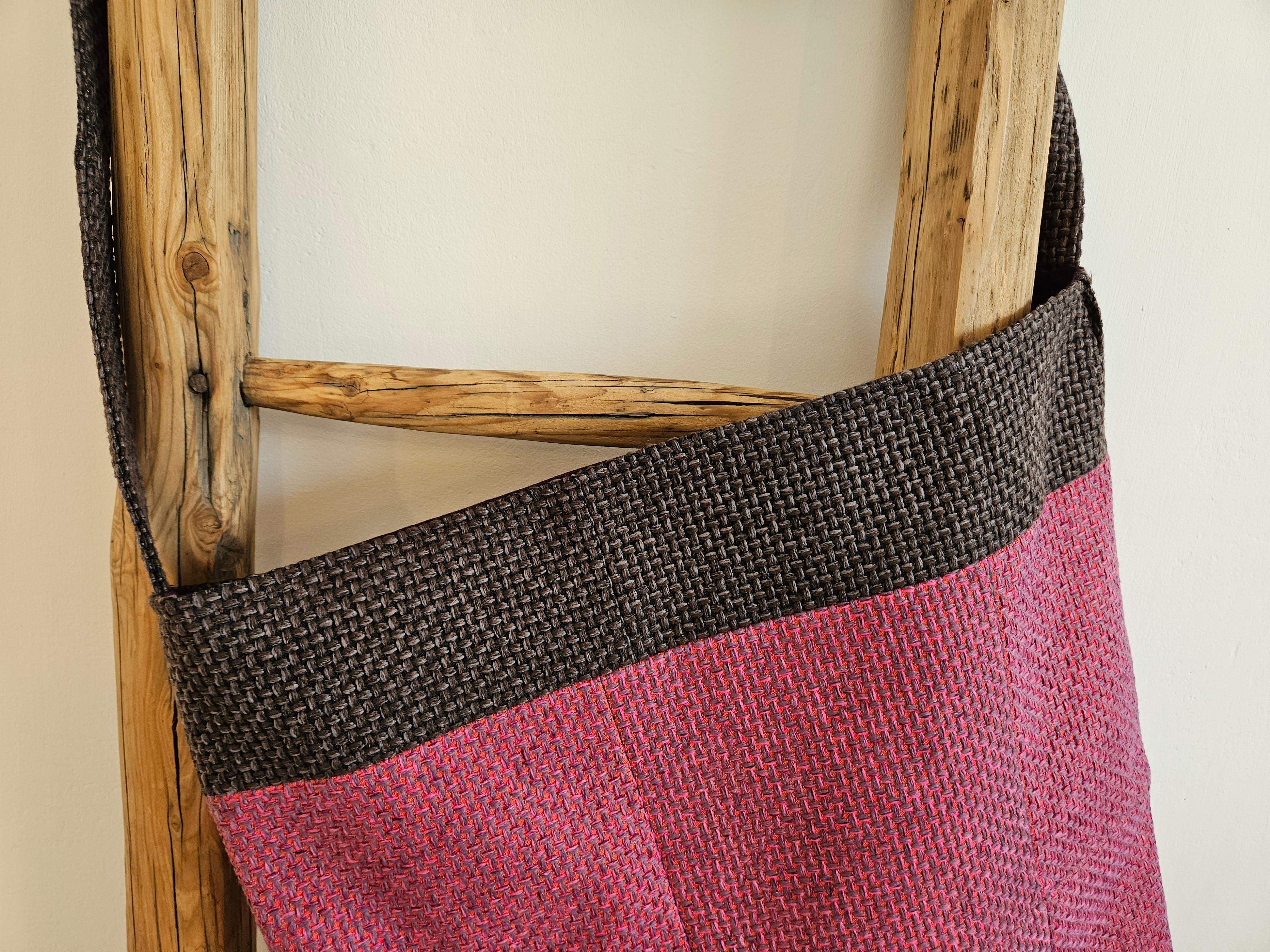 Torba tapicerska fuksja-brąz 1