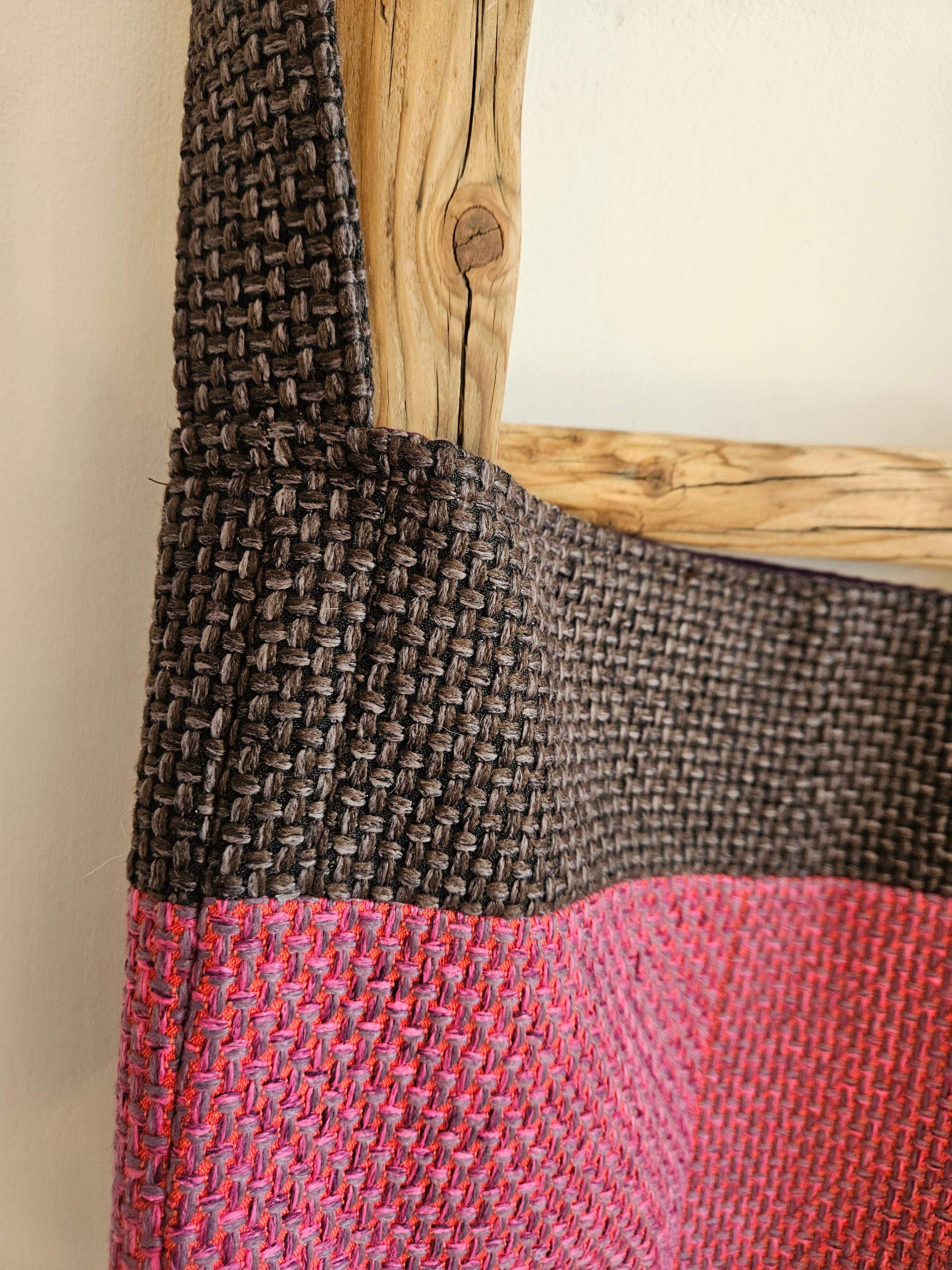 Torba tapicerska fuksja-brąz 2