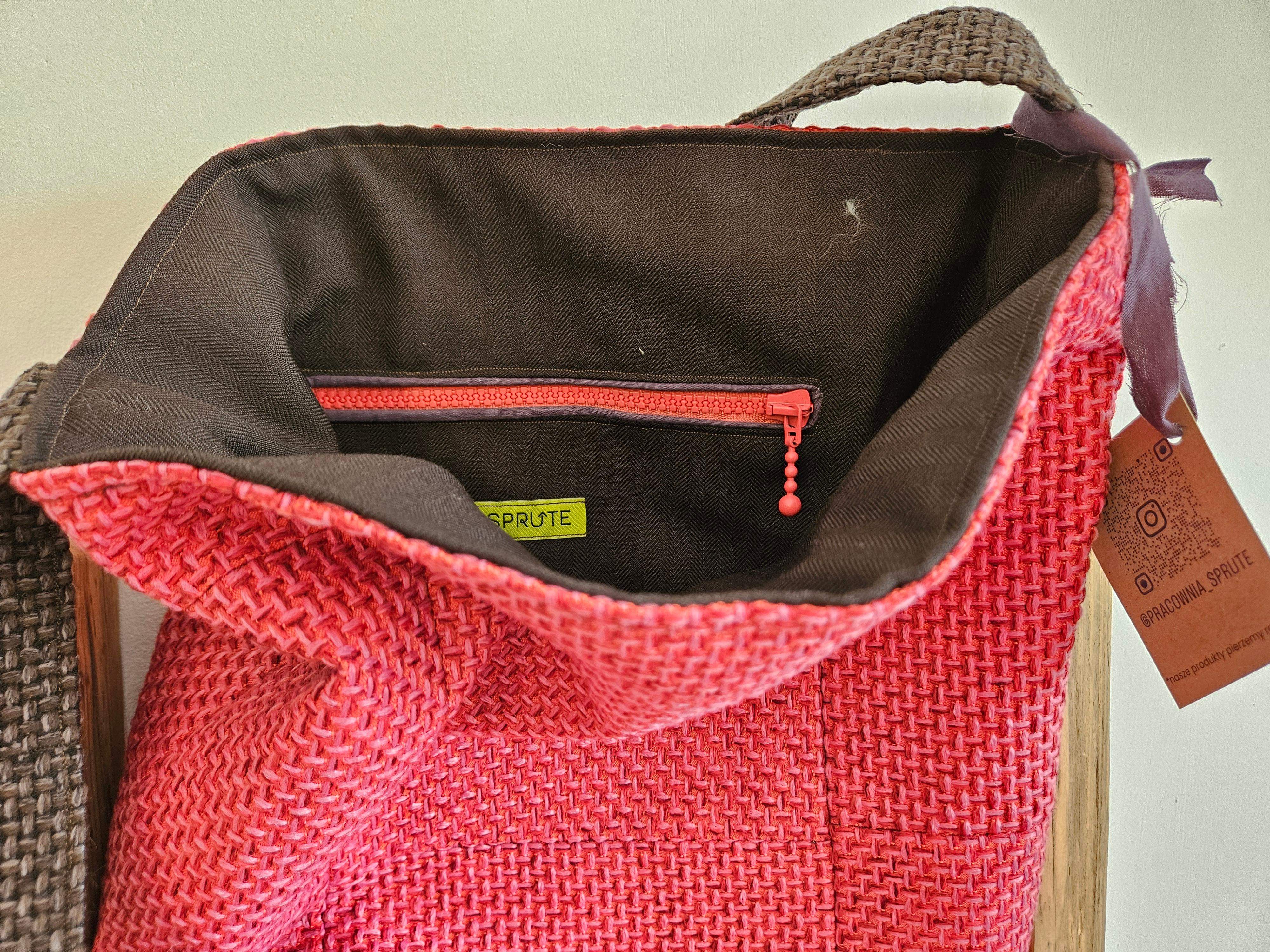 Torba tapicerska róż-brąz 2