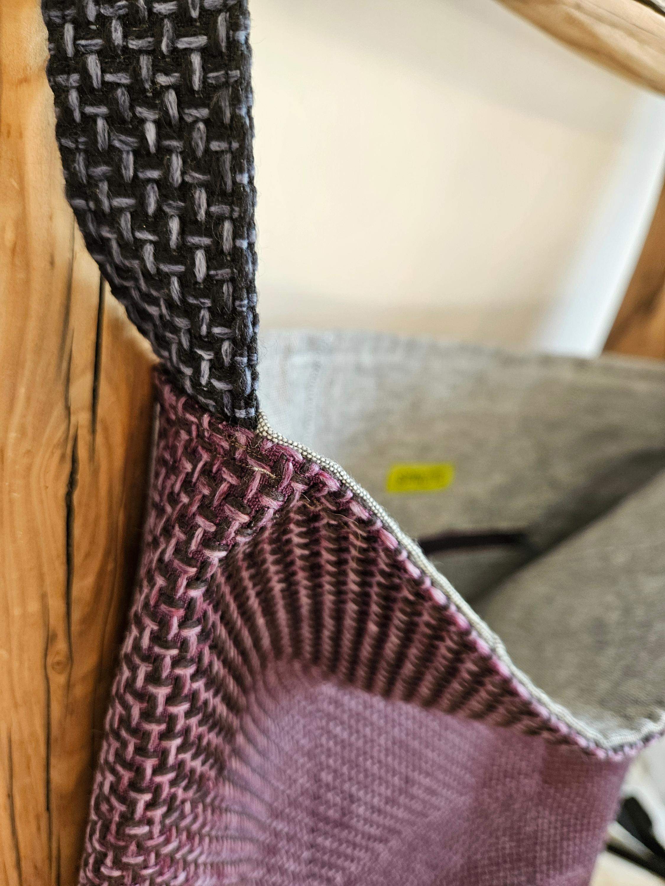 Torba tapicerska fiolet-czarny 2