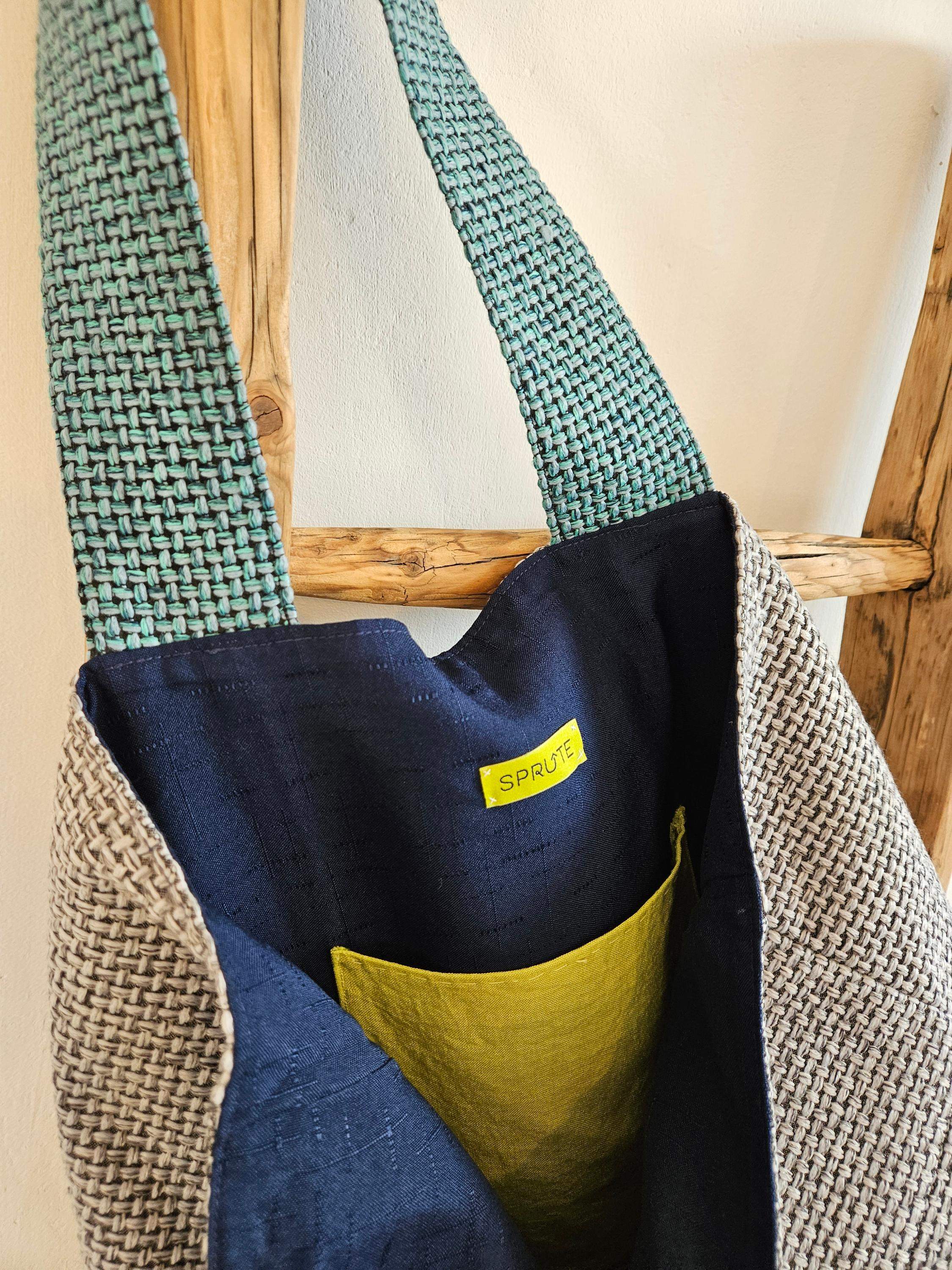 Torba tapicerska jasnoszary-turkus 1