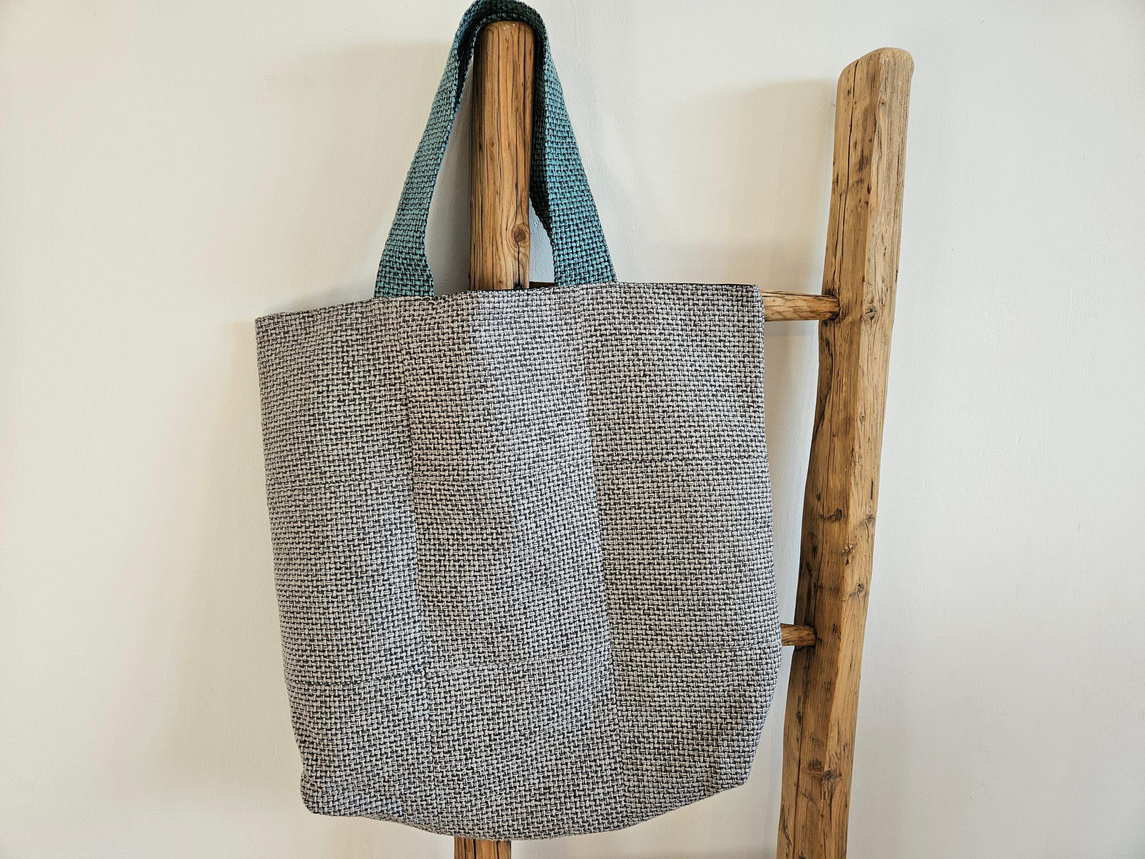 Torba tapicerska jasnoszary-turkus 0