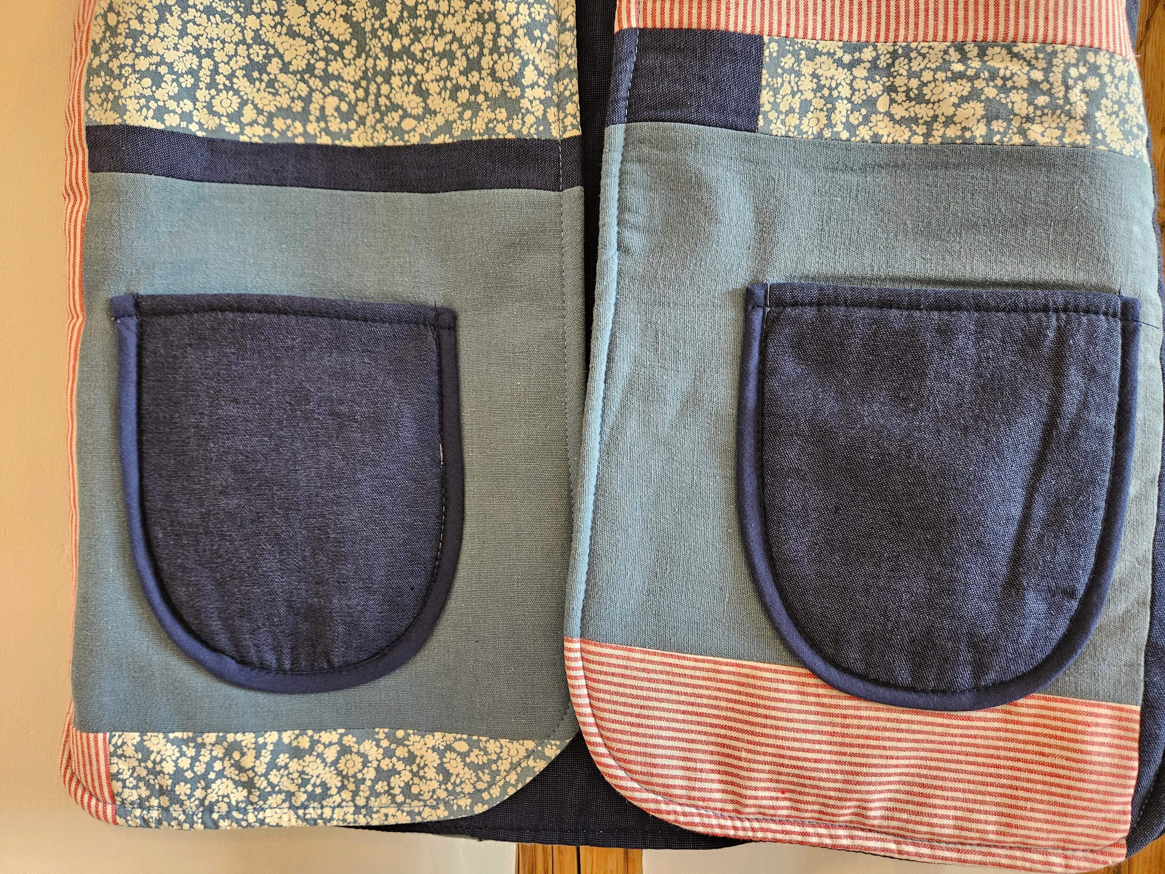 Kamizelka niebieski-róż 4