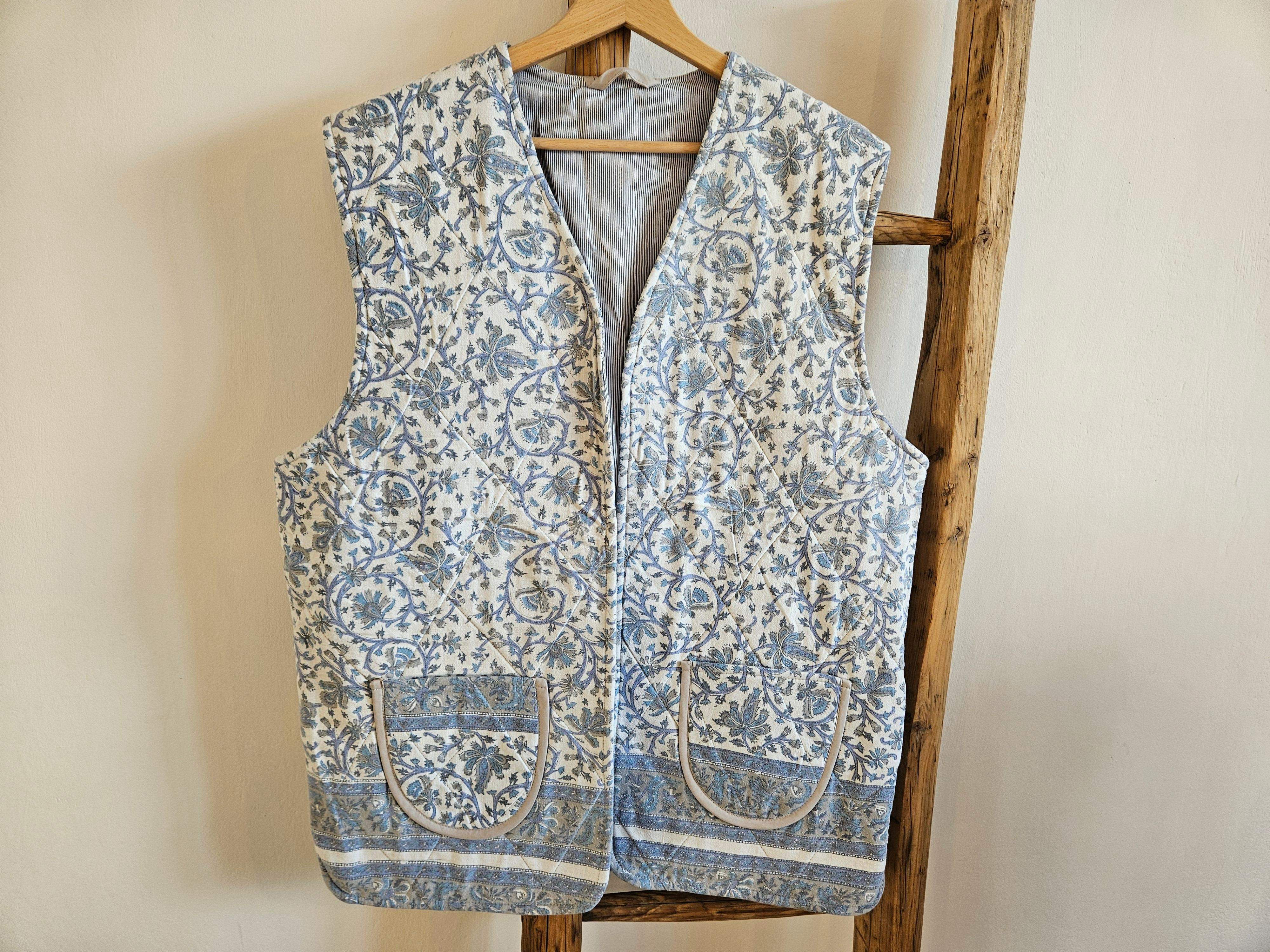 Kamizelka błękit-biel 0