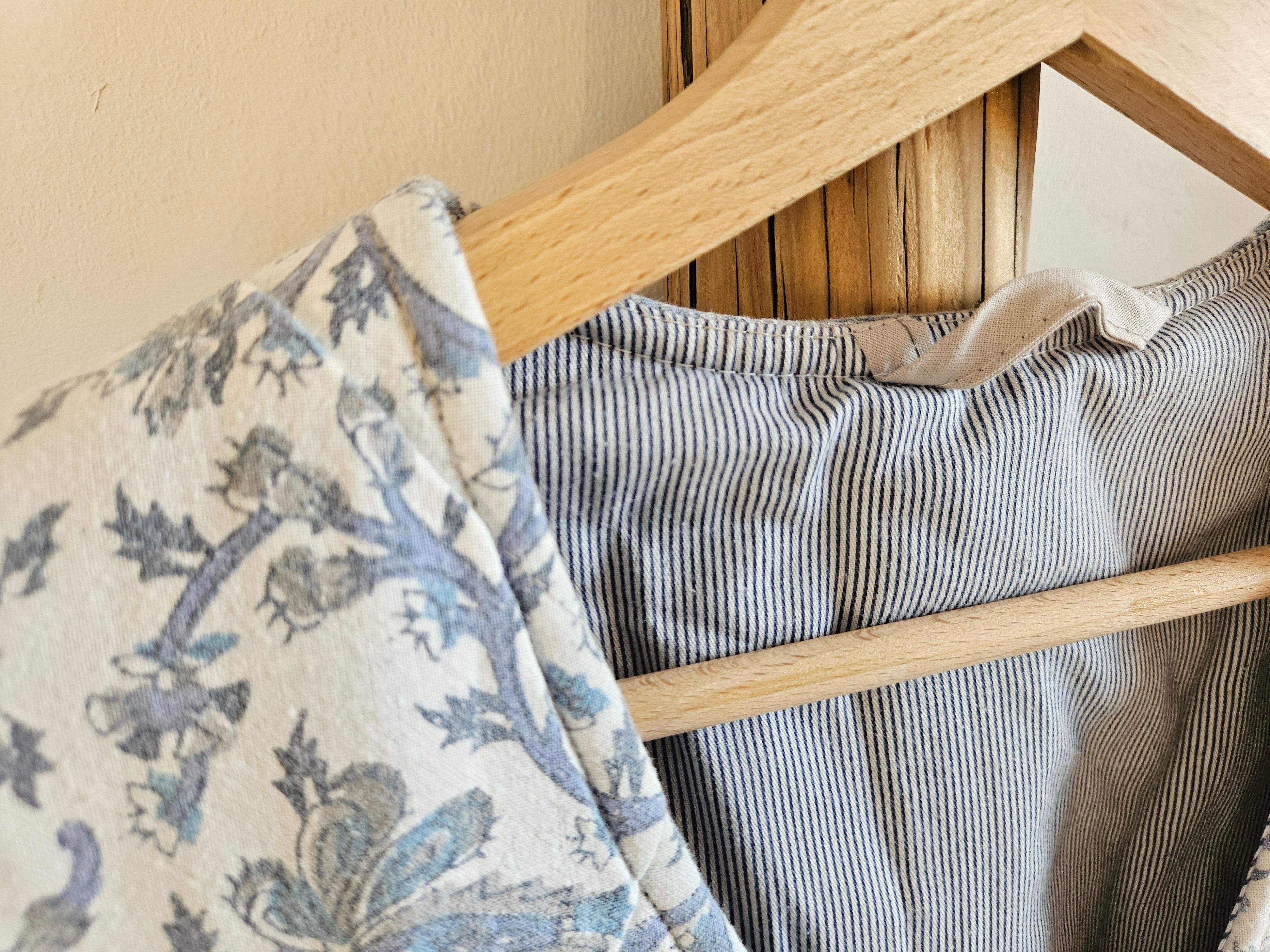 Kamizelka błękit-biel 2