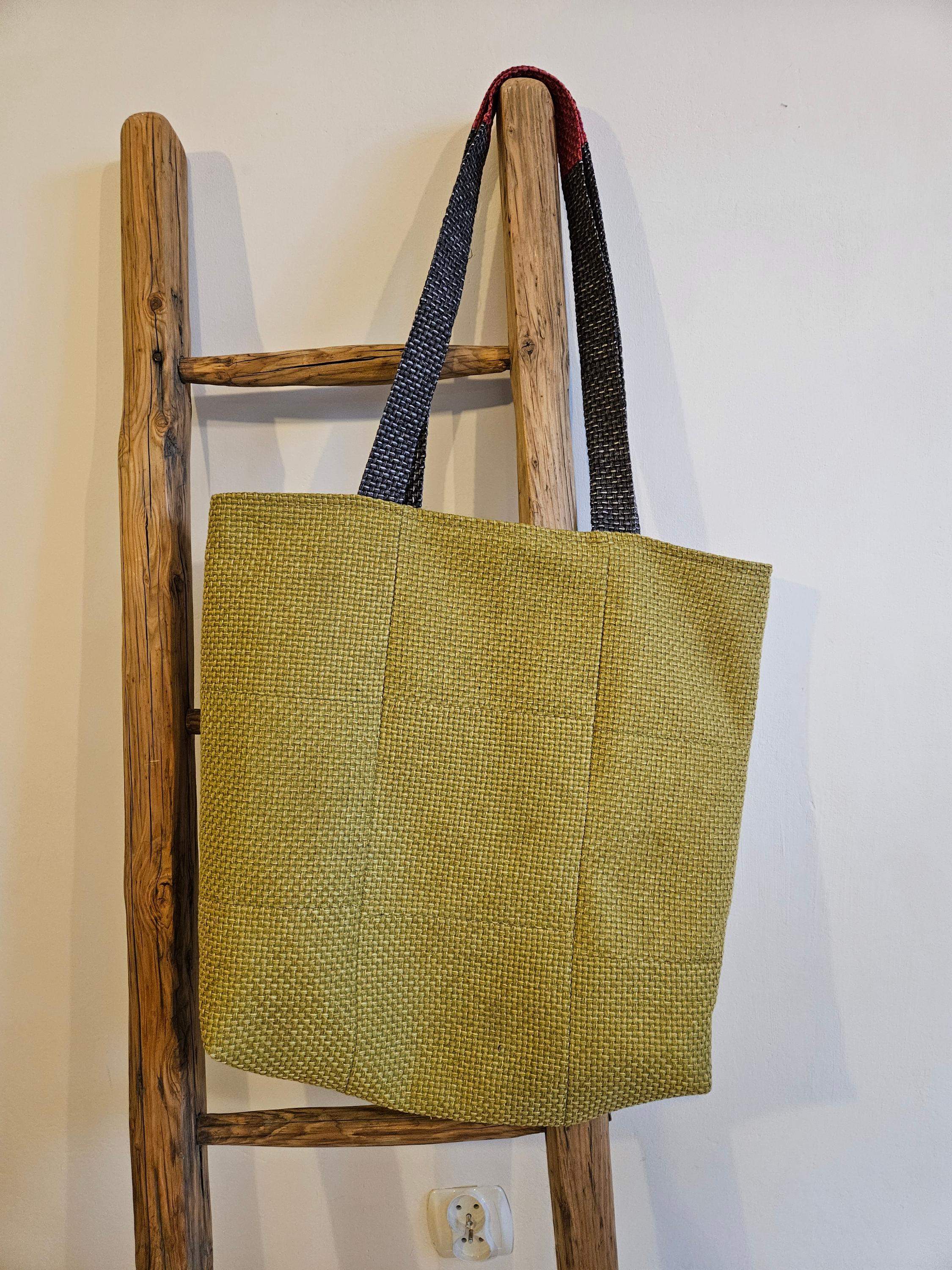 Torba tapicerska zieleń-szary-róż 0