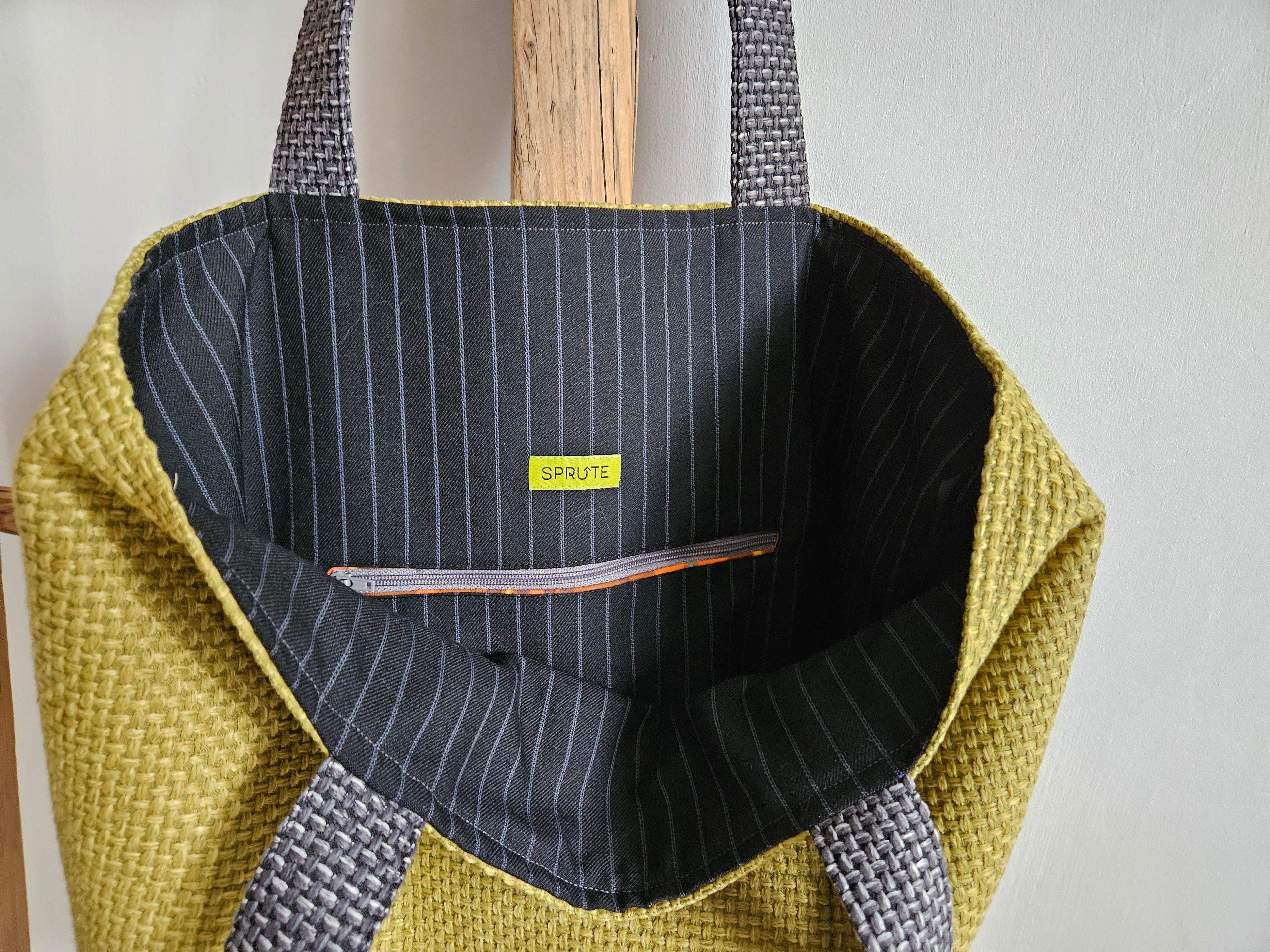 Torba tapicerska zieleń-szary-róż 3