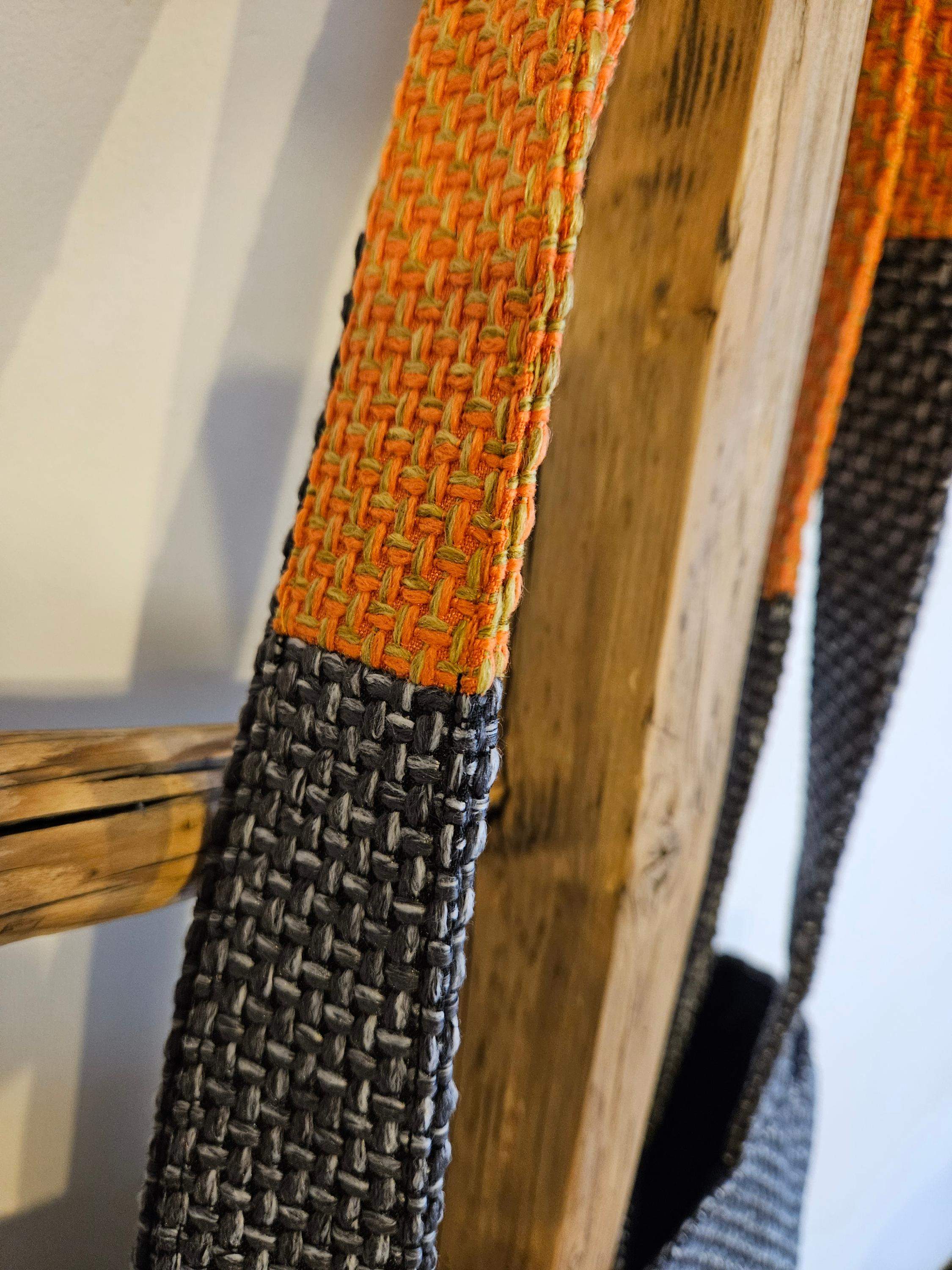 Torba tapicerska ciemnoszara-pomarańcz 2