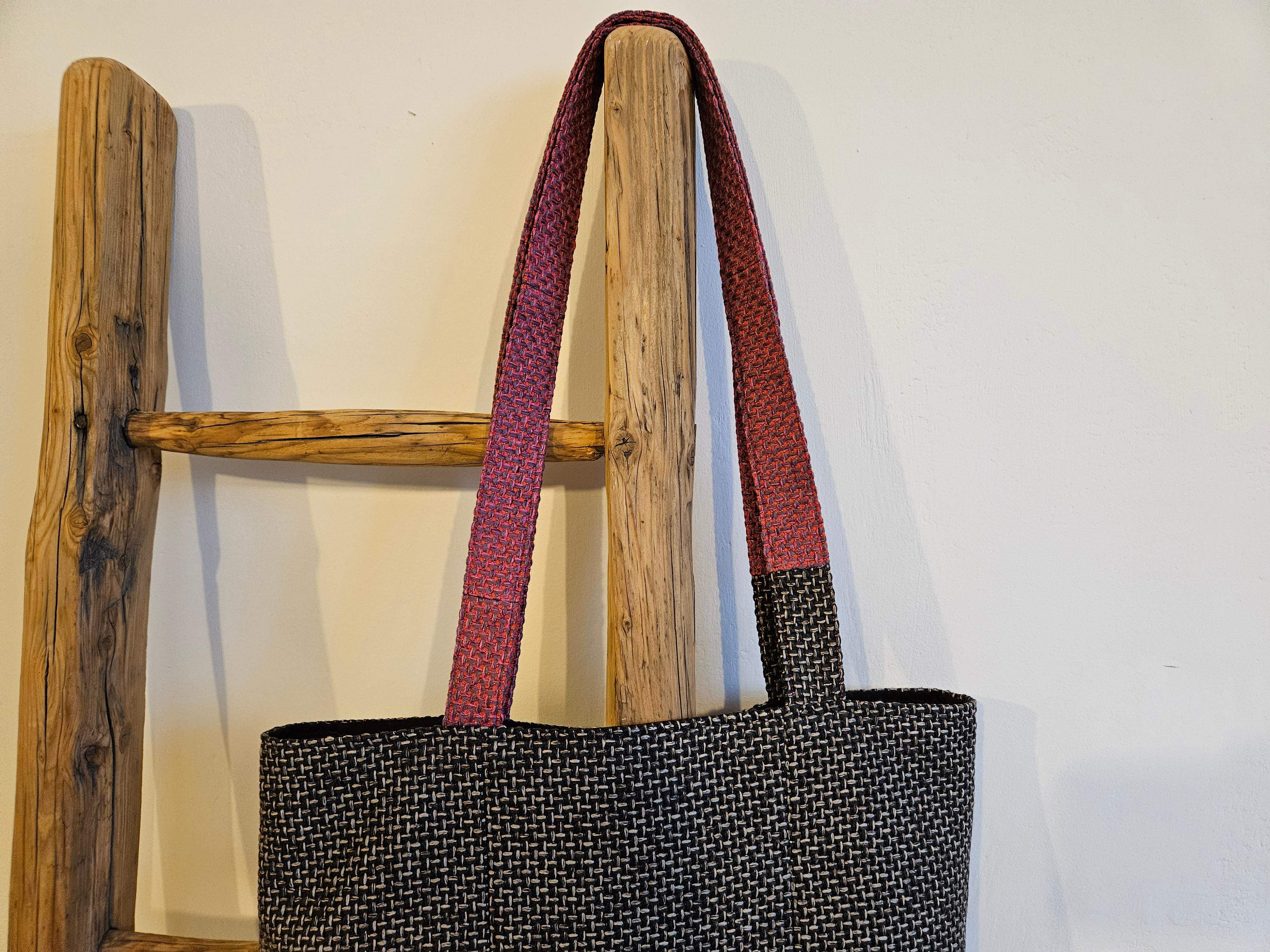 Torba tapicerska szary-róż 1