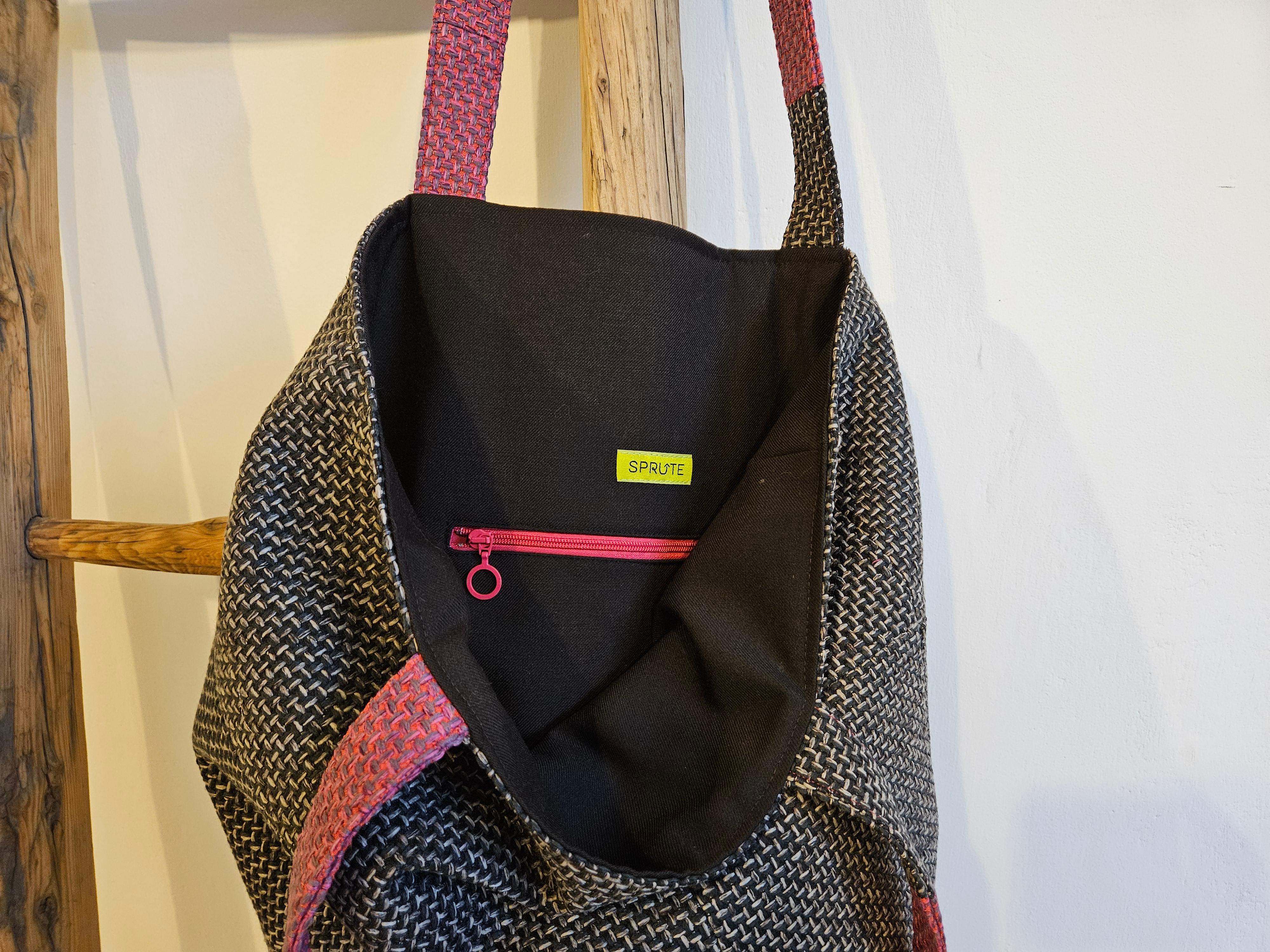 Torba tapicerska szary-róż 3