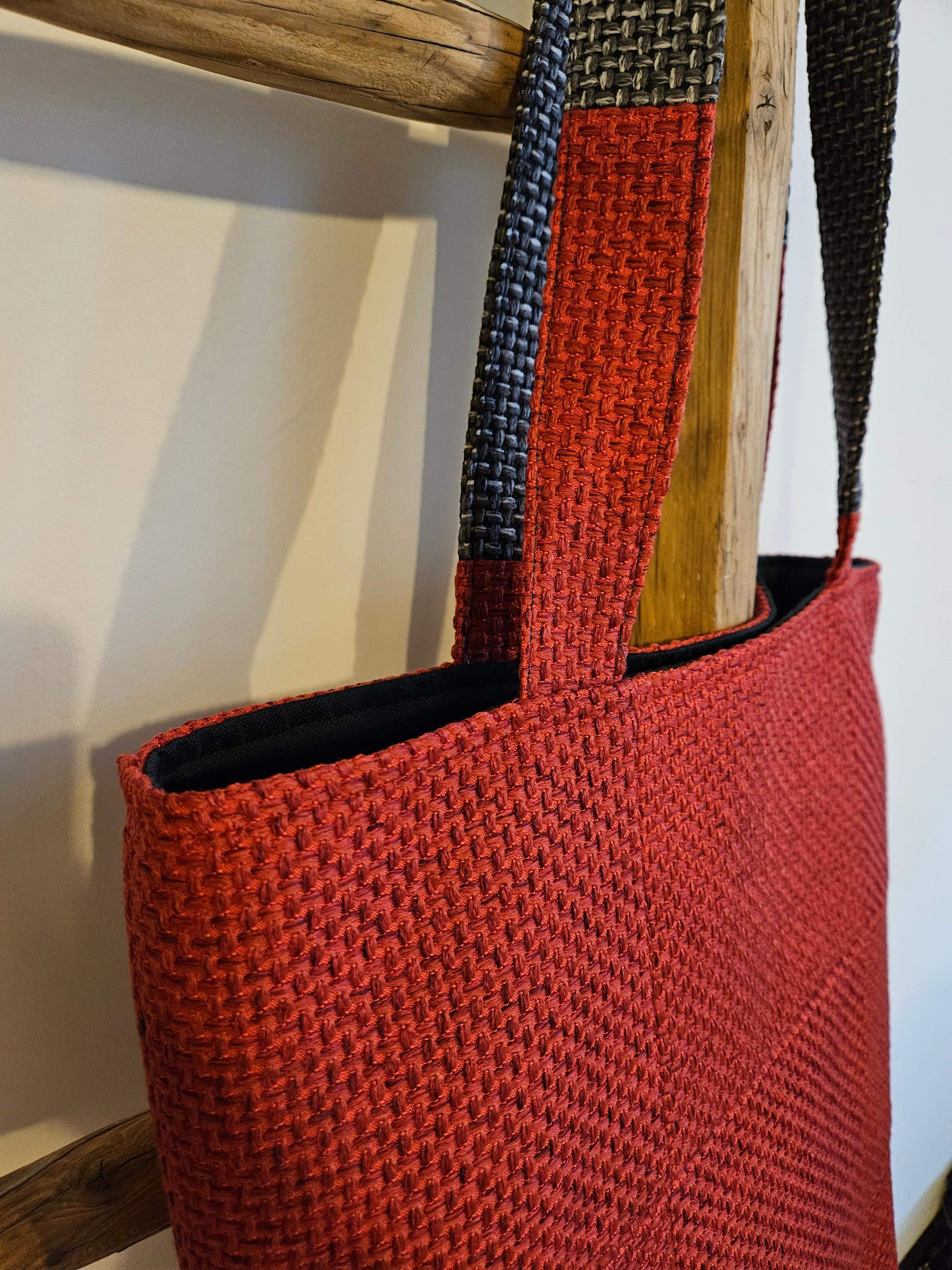 Torba tapicerska czerwień-czerń 1