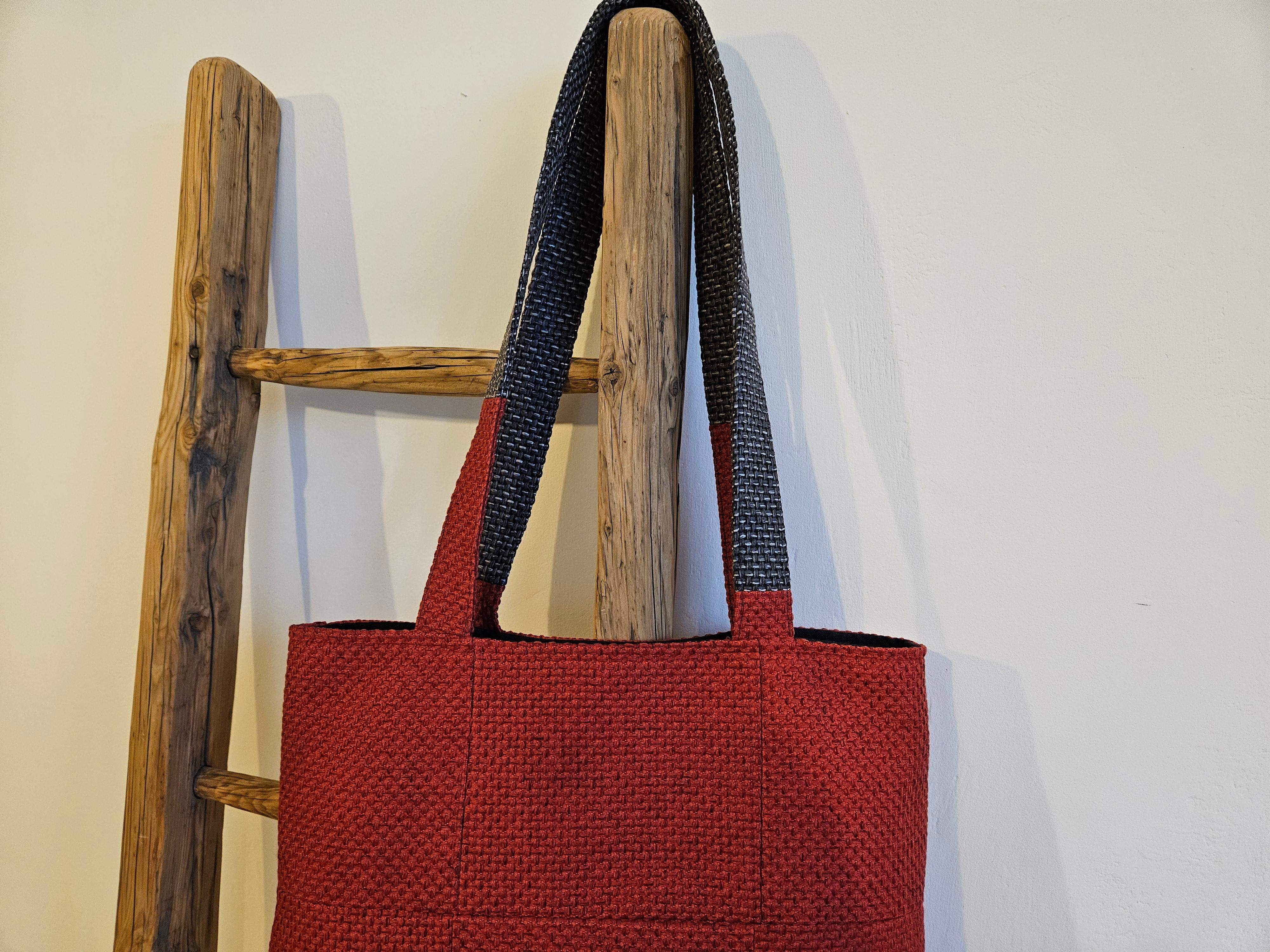 Torba tapicerska czerwień-czerń 2