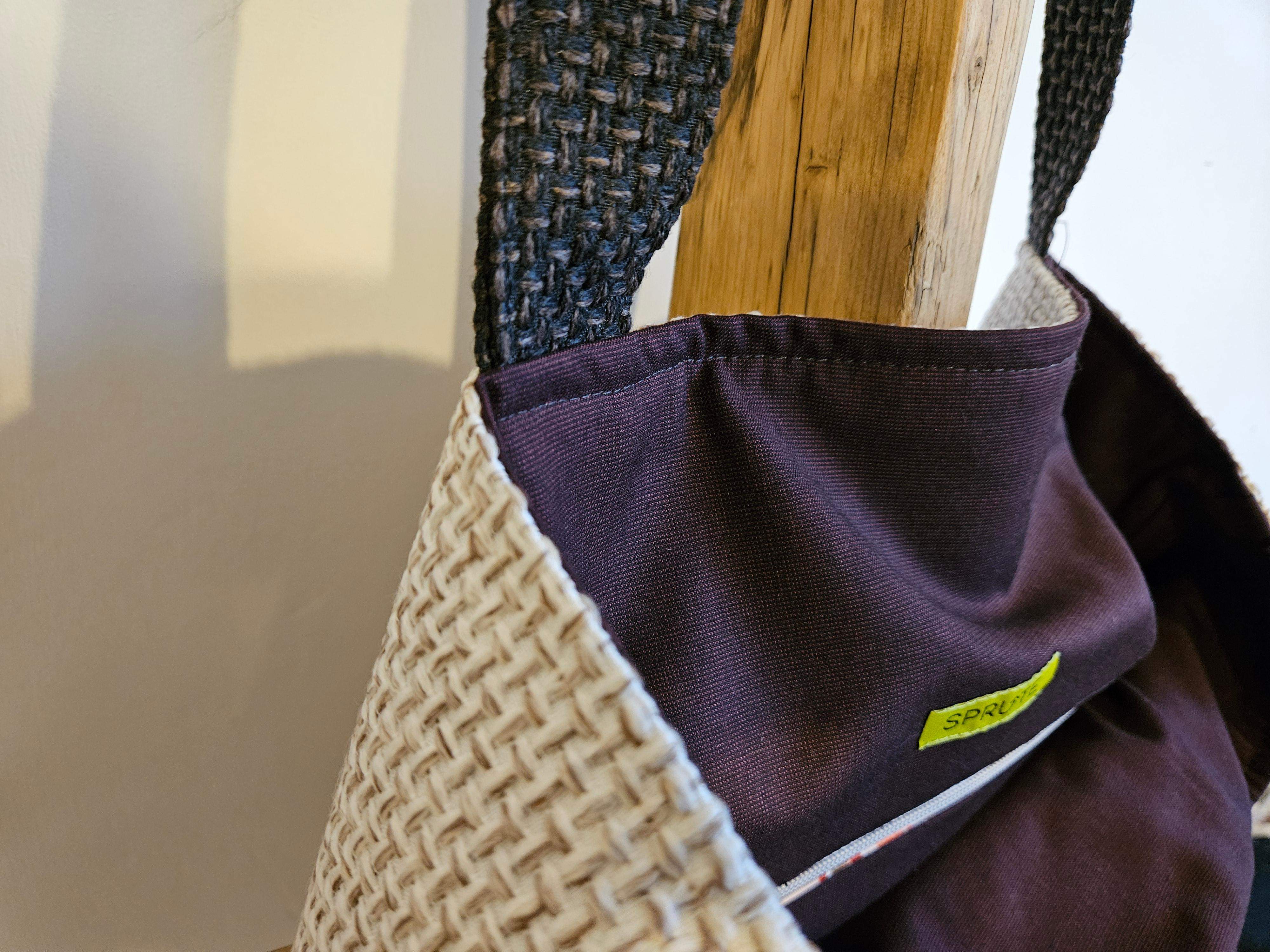 Torba tapicerska biała-brąz 3