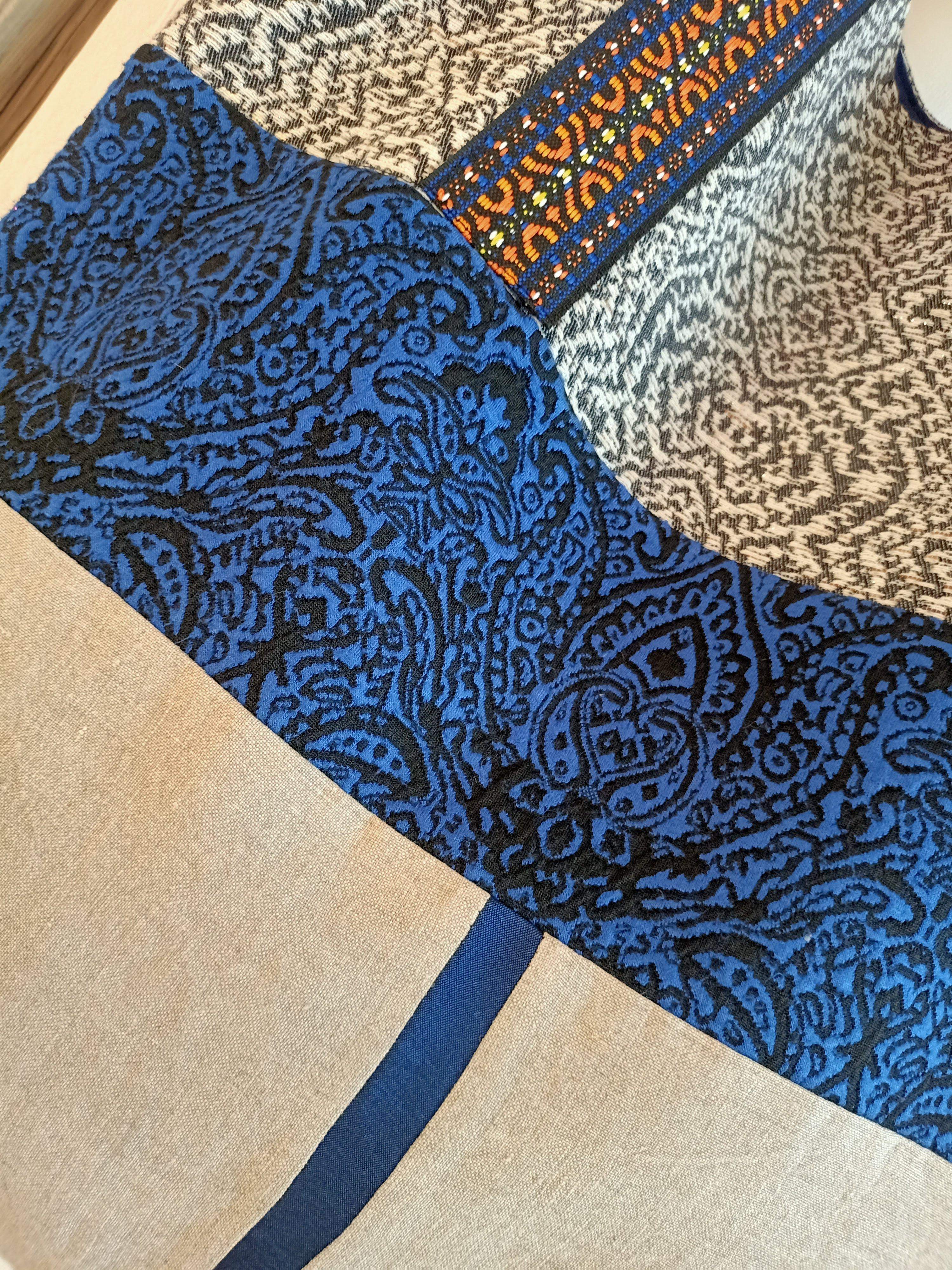 Torba lniana piękne wzory 2